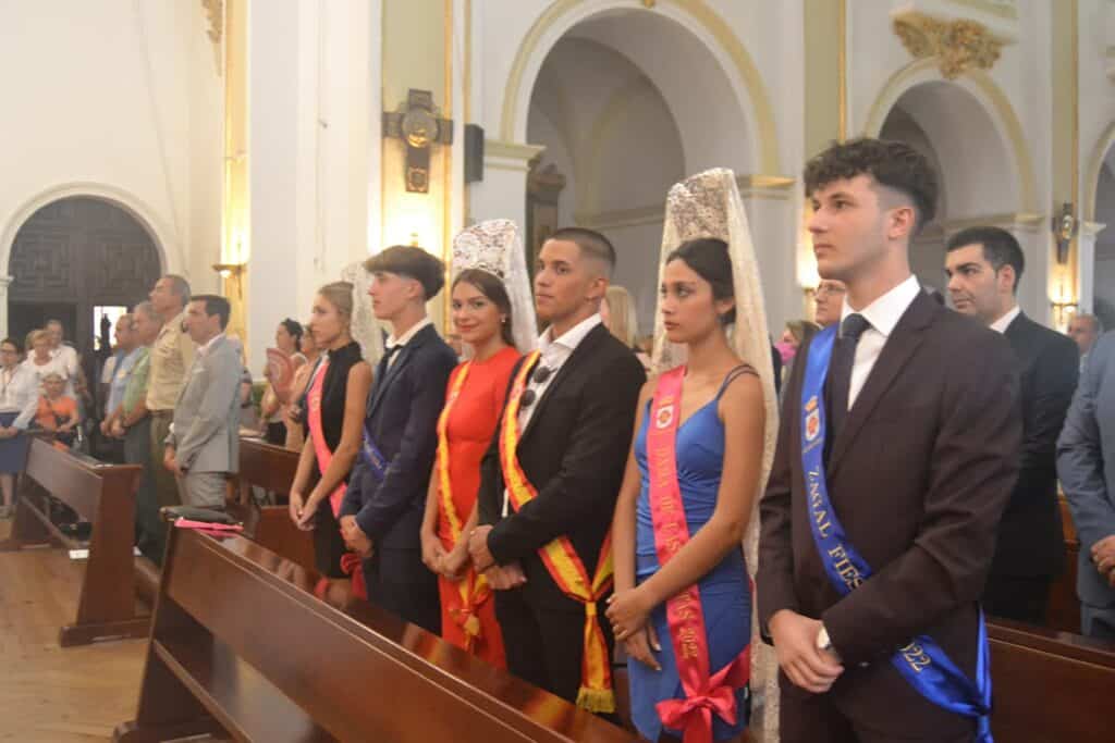 El alcalde de Almagro agradece su protección al Patrón San Bartolomé - segundo dia feria 2022 misa 5