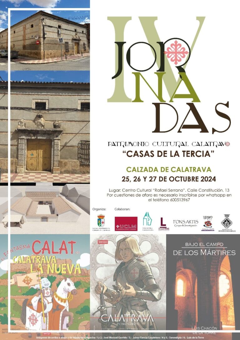 Calzada de Calatrava pondrá en valor las ‘Casas de la Tercia’ en sus IV Jornadas de Patrimonio Cultural Calatravo