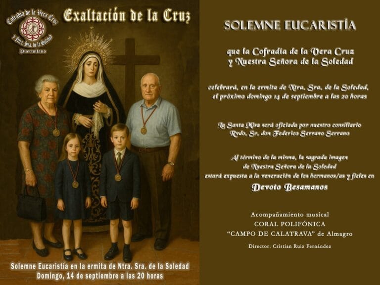 La Coral Polifónica ‘Campo de Calatrava’ Engalana el Evento de Exaltación de la Cofradía de la Vera Cruz