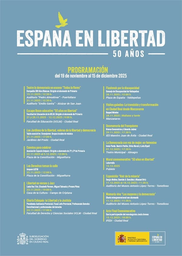 Almagro será clave en la celebración del 50º aniversario de la libertad en España - 585211877 909877051366309 2825951793077535205 n