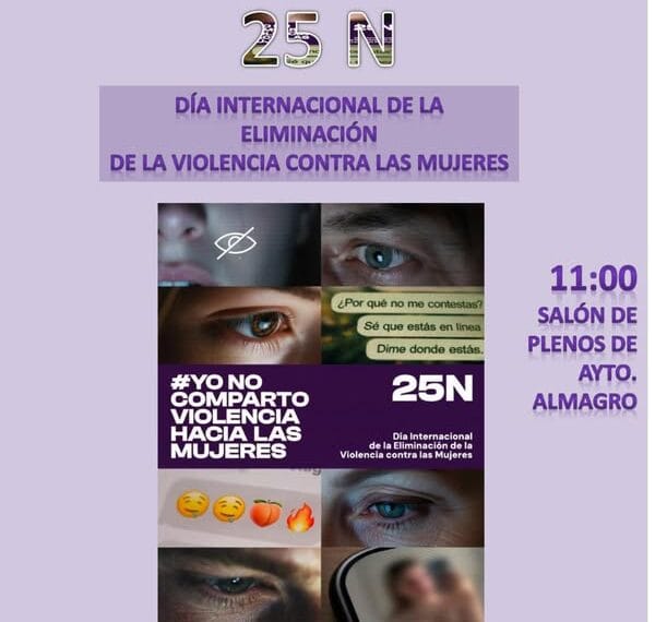 Almagro se Une al Día de la Eliminación de la Violencia contra la Mujer con Actos Públicos