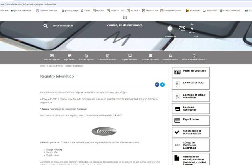 Ayuntamiento de Almagro mejora servicios electrónicos con licencias unificadas
