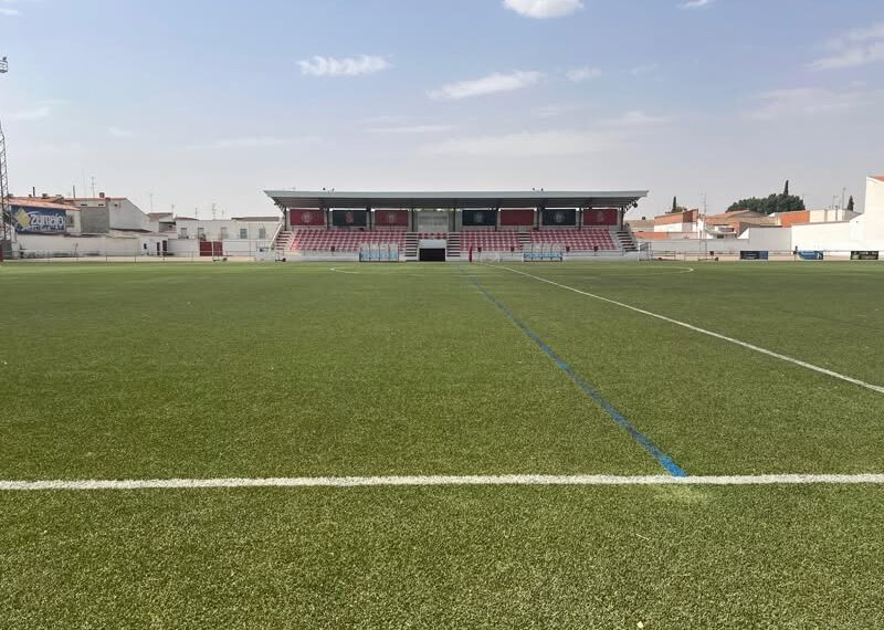 Inician Obras de Renovación del Campo de Fútbol Manuel Trujillo en Almagro