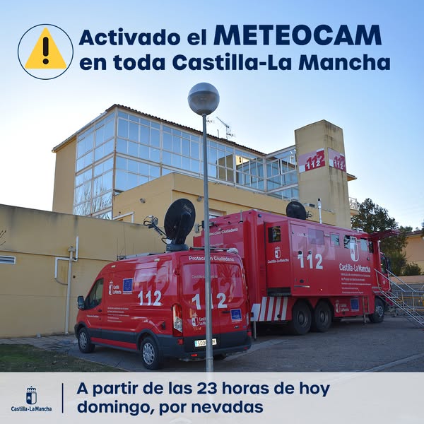 Activan alerta por nevadas en todas las provincias de Castilla-La Mancha