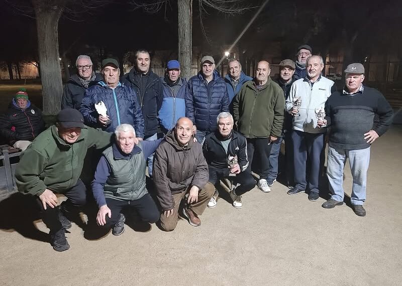 Campeonato de Petanca en Almagro: Miguel Paz y Francisco Parras ganan el torneo navideño
