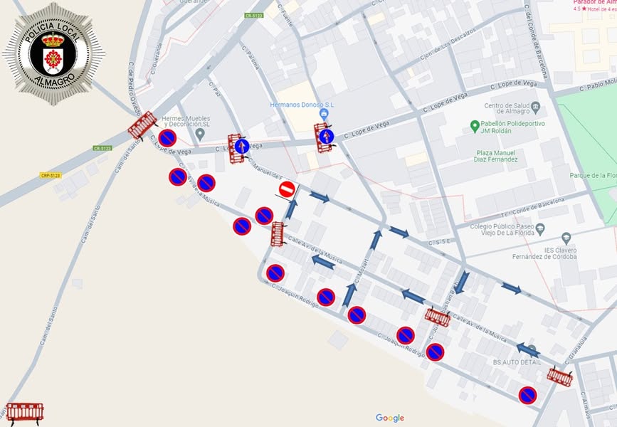 Modificaciones de Tráfico por Festividades y Maratón en Almagro 1 Modificaciones de Tráfico por Festividades y Maratón en Almagro - 617834637 837512479282683 1727897029597526557 n