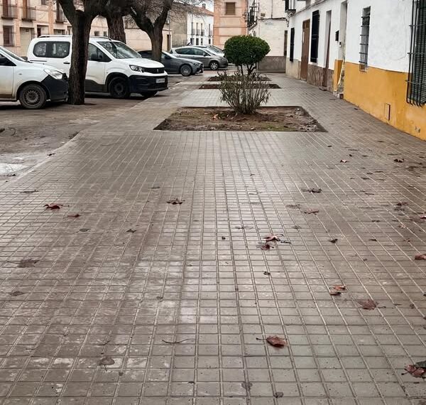 Continúan los trabajos de mejora del acerado en Almagro