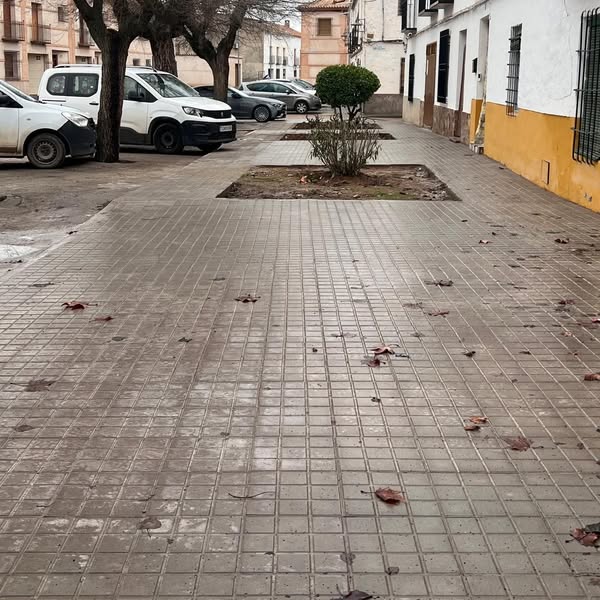 Continúan los trabajos de mejora del acerado en Almagro - 622787284 961446429542704 2374641448640697893 n