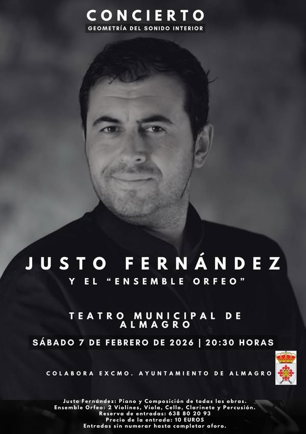 Justo Fernández en Concierto: Emoción y Sonido en el Teatro Municipal de Almagro 1 Justo Fernández en Concierto: Emoción y Sonido en el Teatro Municipal de Almagro - 627463011 967982002222480 8386098096673147574 n