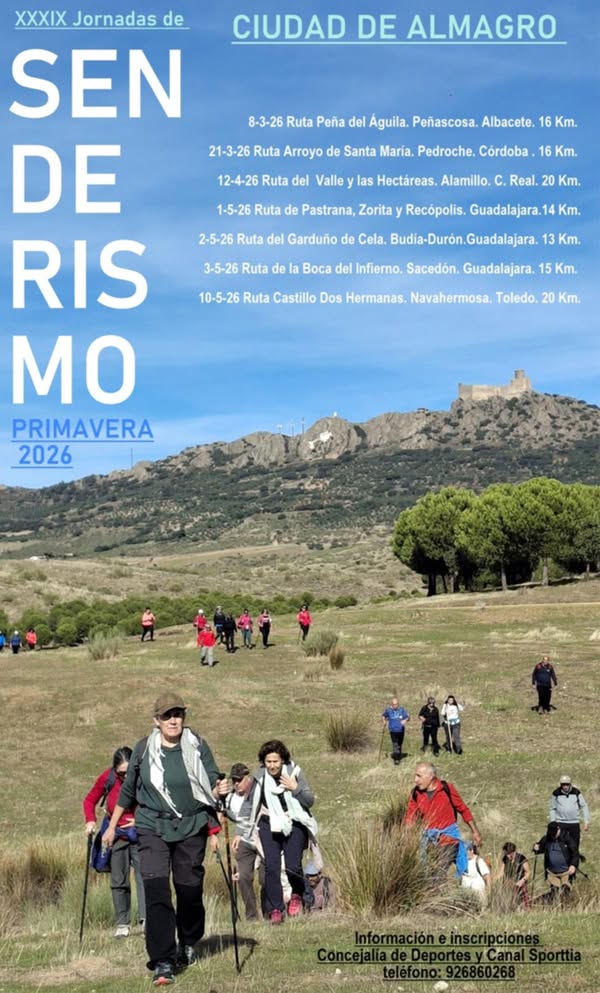 Inscripciones abiertas para las rutas senderistas de primavera en Almagro - 644305454 1617653976618087 3172499118528133930 n