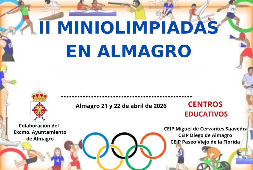 Almagro se Prepara para la II Mini Olimpiada Escolar sin Competición ni Ganadores