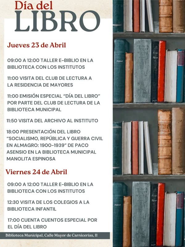 Celebración del Día del Libro con Actividades para Todas las Edades en la Biblioteca Municipal - 675918352 916280071220749 678804884351317559 n
