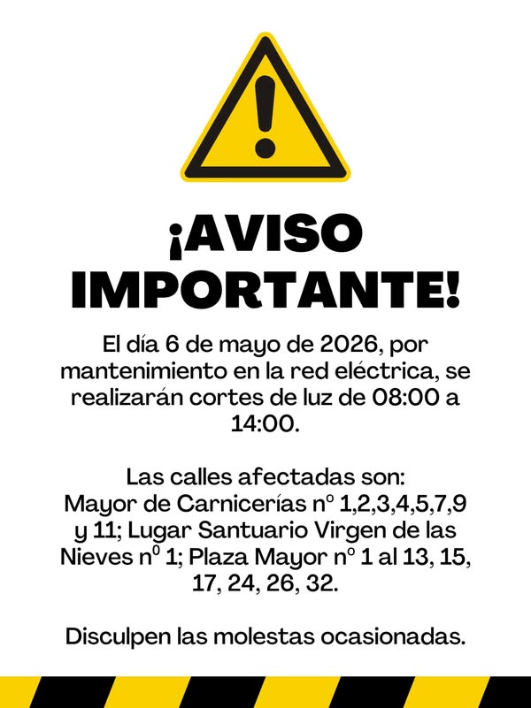 Cortes de luz por mantenimiento el 6 de mayo de 8:00 a 14:00 en varios puntos de la localidad. - 684819397 18249793858305421 6910579912740652753 n.webp