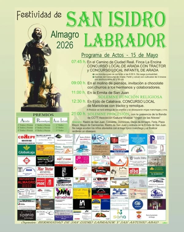 Almagro celebra la Festividad de San Isidro 2026 con tradición y orgullo manchego - 698396752 18251328718305421 406749239974543046 n.webp