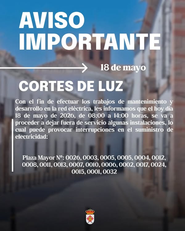 Corte de luz programado en la plaza para mejoras en el suministro eléctrico - 702637797 18252034867305421 6415541300953596457 n.webp
