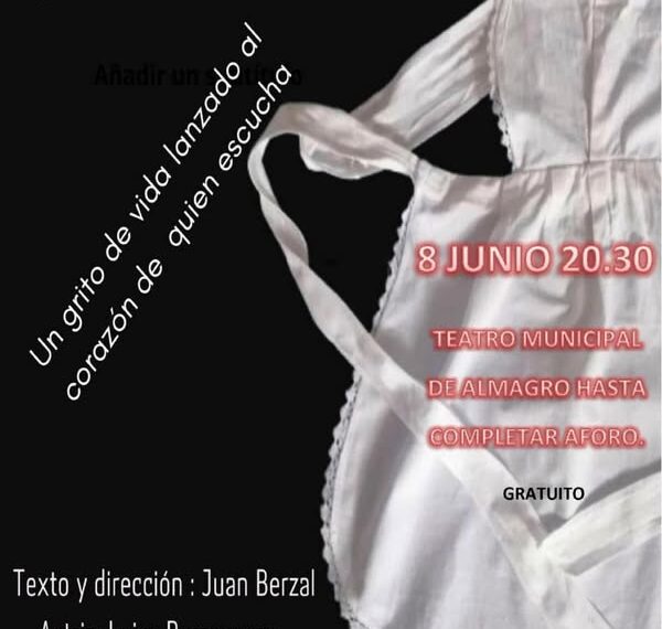 Teatro Municipal de Almagro presenta «¡Cállate, niña!» el 8 de junio a las 20:30 horas