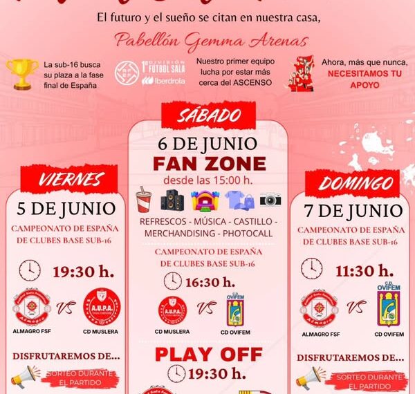 Celebración de Actividades Deportivas por la Concejalía de Almagro